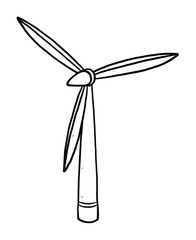 wine turbine / cartoon vector and illustration, black and white, hand drawn, sketch style, isolated on white background.