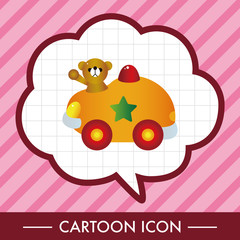 baby toy car theme elements