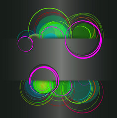 Abstract background with circle