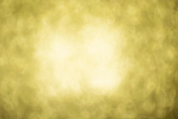 Abstract illustration bokeh light on golden background