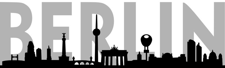 Fototapety  Panoramę Berlina