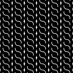 Design seamless monochrome waving pattern
