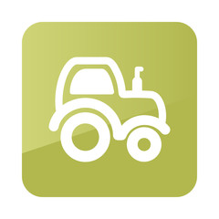 Tractor vector icon. Farm