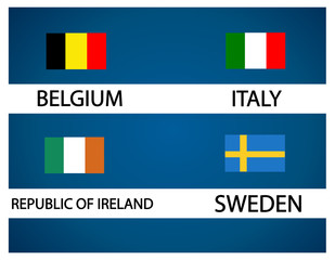 European soccer cup - group E