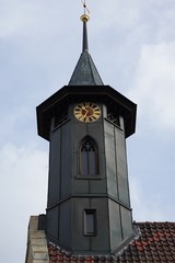 Schwarzer Kirchturm - kurz nach halb 11