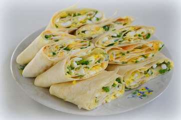 Рулетики с лаваша