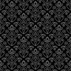 Abstract seamless hand drawn pattern.