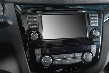 control panel  of  car