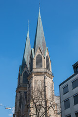 Fototapeta na wymiar St. Mariä Empfängnis Kirche Düsseldorf