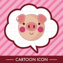 animal cartoon theme elements