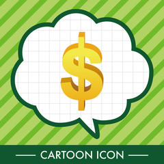 Financial money theme elements