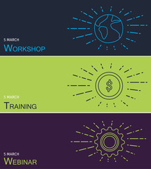 Web banners and promotional materials.