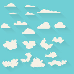 Flat clouds set