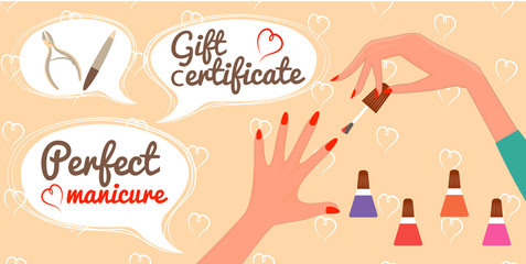 Gift Certificate Perfect Manicure Nail Salon