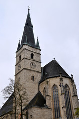 Fototapeta na wymiar Late Gothic Church in Stadt Haag