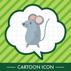 animal mouse cartoon theme elements