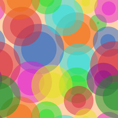 Sweet Bubbles. Seamless Texture for background image on websites, e-mails, etc. Cream-colored Background.