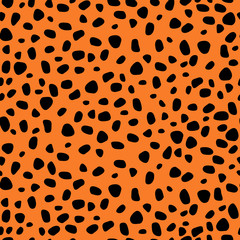 Nice seamless pattern with leopard coloring