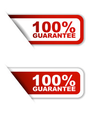 red set vector paper stickers 100% guarantee