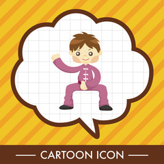 Kung fu theme elements