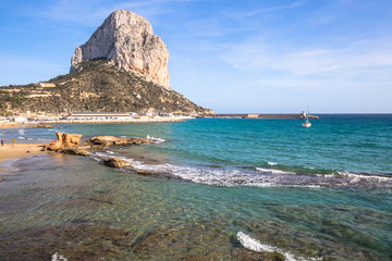 Famous Mediterranean Resort Calpe in Spain