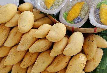 Thai dessert, Mango with sticky rice