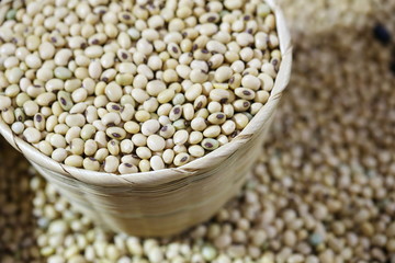 soybean in basket