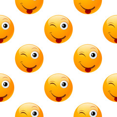 smile emoji seamless 