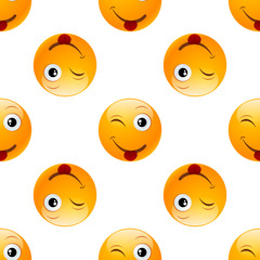 smile emoji seamless 