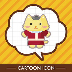 cat cartoon theme elements