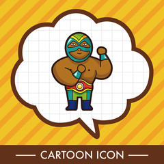 Wrestler theme elements