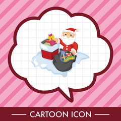santa claus theme elements