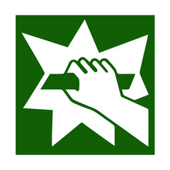 Fire emergency icons. Vector illustration. 