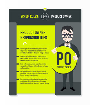 Scrum Roles - Product Owner Responsibilities Template In Scrum Development Process