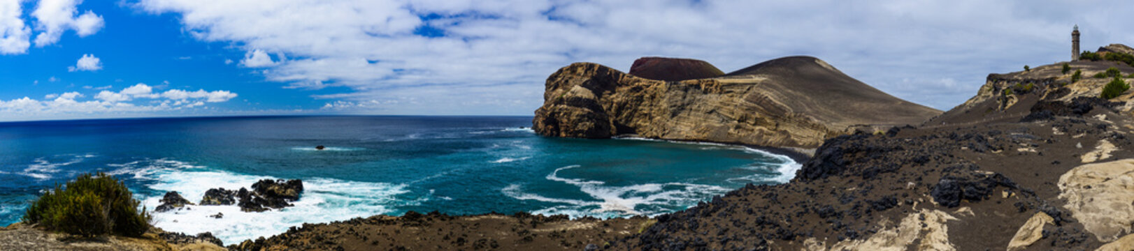 Landscape of Azores Islands in Portugal. Capelinhos.