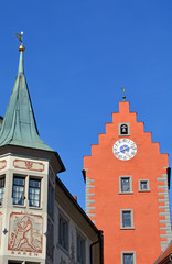 Meersburg, Altstadt mit Obertor