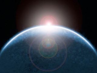 Blue Planet Background