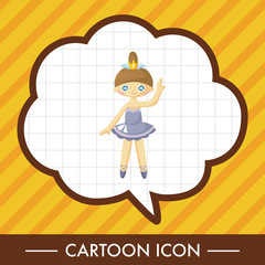 ballet dancer theme elements