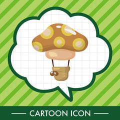 style hot air balloon theme elements