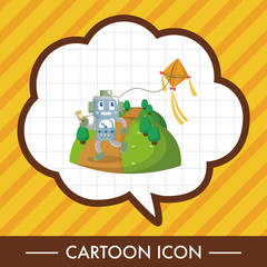 robot theme elements