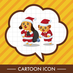 santa claus theme elements