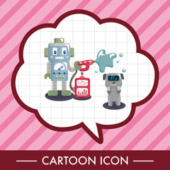 robot theme elements