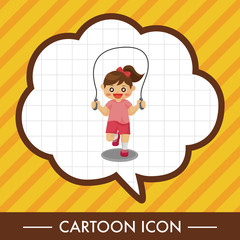 student cartoon theme elements