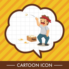 Protesters theme elements