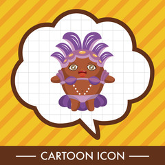 Carnival Dancer theme elements