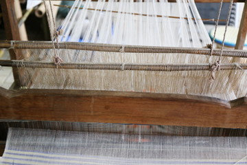 cotton on the loom