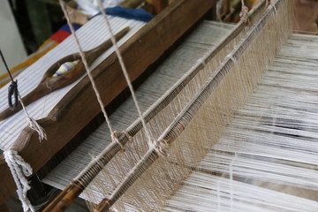 cotton on the loom