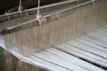 cotton on the loom