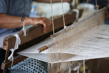 traditional Asia loom detail