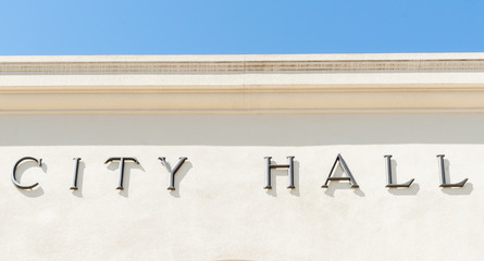 City Hall sign